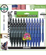 24-Piece Pack of Zebra Z-Grip 1.0mm Black &amp; Blue Ballpoint Pens - Smooth... - $53.14 CAD