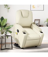  Electric Stand Up Massage Recliner Chair Cream - $1,468.90 CAD