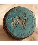 Antico anello grande decorato in argento misto pietre intaglio Mohenjo-D... - €118,02 EUR