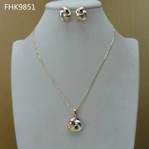 Yuminglai Dubai Costume Jewelry Fine Jewelry Pendant Sets FHK9851 - £46.55 GBP