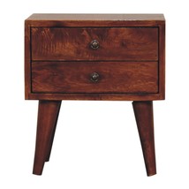 Artisan Furniture Mini Chestnut Modern Bedside - $151.00