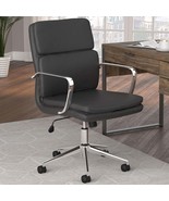 Comfortable Black Height Adjustable Rolling Office Chair - €311,58 EUR