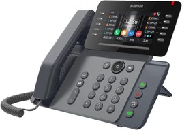 Fanvil V65 Business IP Phone, Gunmetal, 20 SIP Lines, 4.3&quot; Adjustable Screen - £161.29 GBP