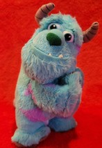 Sully Monsters Inc Disney Parks Plush Pixar Small Monster 9&quot; Hugs Snap Back Arms - £7.15 GBP