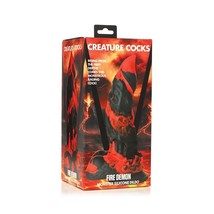 Creature Cocks Fire Demon Monster Silicone Dildo - $52.73