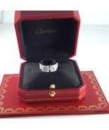   

CARTIER MAILLION PANTHERE RING, 3 HALF DIAMOND-PAVED ... - $4,946.50