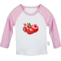 Baby Cute T-shirts Infant Fruit Pomegranate Graphic Tees Shirt Newborn Kids Tops - £7.91 GBP+