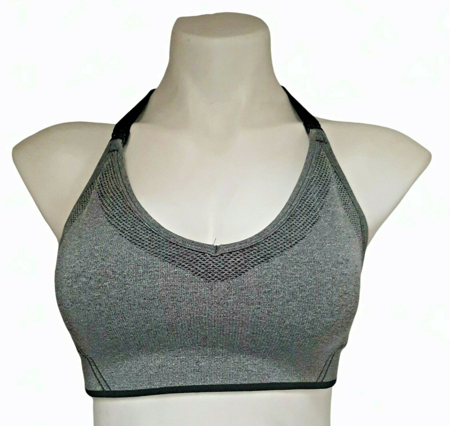 Primary image for Small Racerback Sports Bra Gilligan and OMalley Gray Knit