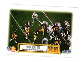 1995 Fleer Shell #4 Super Bowl XIII - $2.00