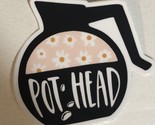 Pot Head Small Sticker Coffee Pot For Coffee Lovers - $1.97