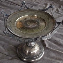 Victorian James W. Tufts Silver Plate Serving Pedestal 2253 - Amazing Detail - £97.30 GBP