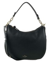 NWB Kate Spade Mulberry Vivian Black Leather Hobo Bag WKRU4138 Shoulder Gift Bag - £120.03 GBP