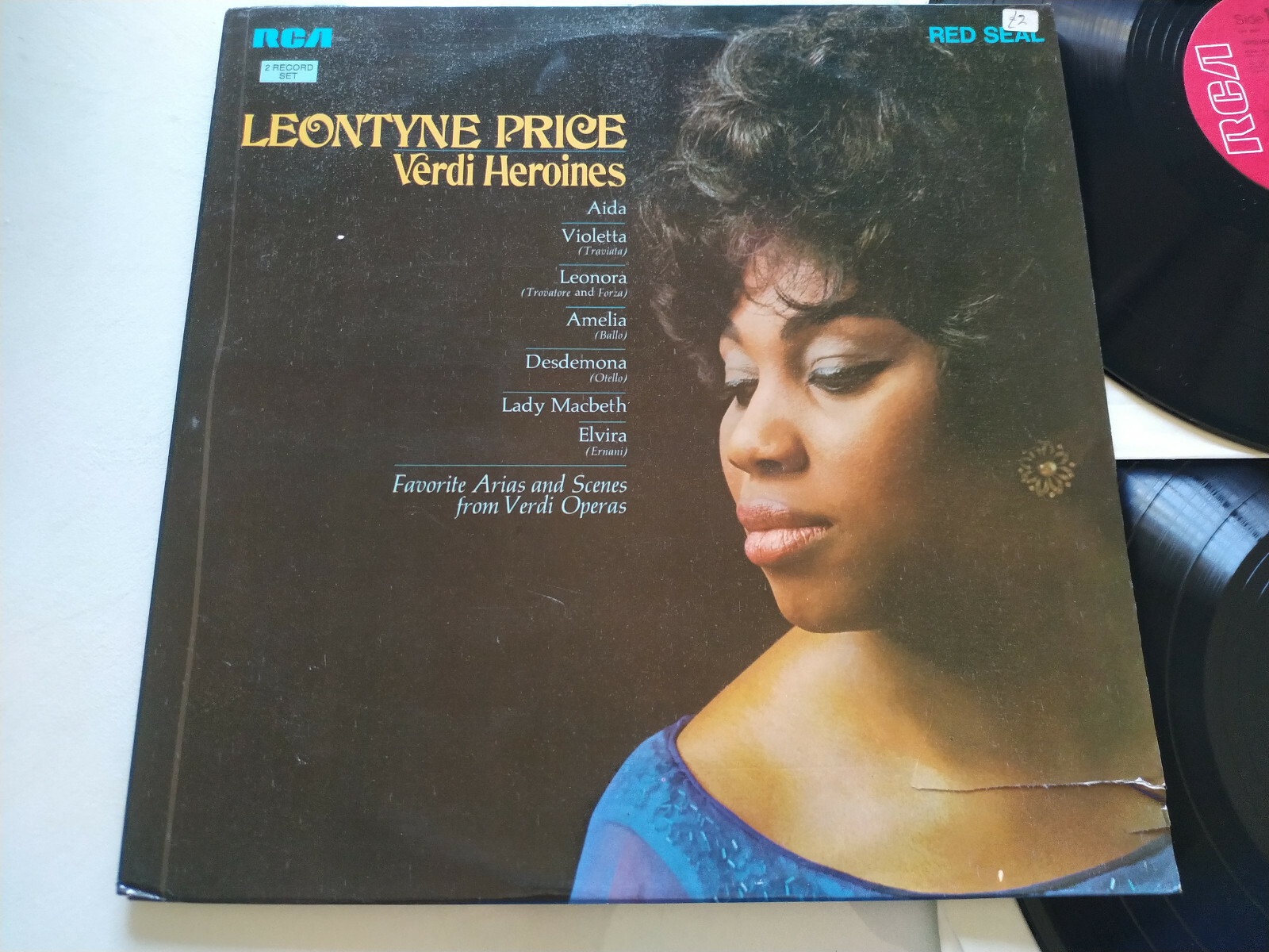 Leontyne Price Verdi Héroïnes Rca 1971 - 2 X LP 12 " vinile VG/VG Am Item image 2