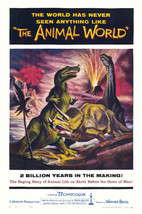 Ray Harryhausen in The Animal World Dinosaur Art Brontosaurus Tyrannosau... - $23.99