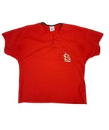 STL Cardinals Unisex Scrub Top Cherokee Uniform Top One Size - $276.80 MXN
