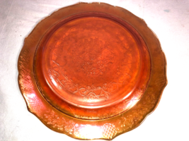 Normandie Irridescent Depression Glass 10 Inch Dinner Plate - Mint - £11.98 GBP