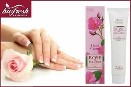Biofresh Hand Cream &quot;Rose Of Bulgaria&quot; With Natural Rose Water 75 Ml - £3.10 GBP