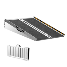 VEVOR Portable Wheelchair Ramp, 3 ft 800 lbs Capacity, Non-Slip Aluminum... - $78.90