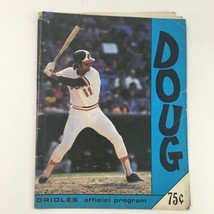 1979 Doug DeCinces Orioles Official Baseball Program - £14.87 GBP