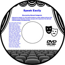 Speak Easily 1931 DVD Movie Comedy Buster Keaton Jimmy Durante Ruth Selwyn - £3.94 GBP
