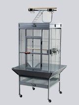 24 in. x 20 in. x 60 in. Wrought Iron Select Cage - Pewter - £261.37 GBP