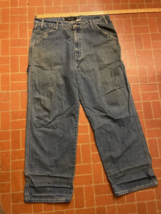 Levi&#39;s Silver Tab Carpenter Jeans Mens 38x32 Blue Denim Vintage 90s Baggy - $1,677.30 MXN