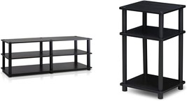 Furinno Turn-S-Tube No Tools 3-Tier Entertainment Tv Stands,, Pack. - £59.14 GBP