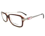 Salvatore Ferragamo Eyeglasses Frames 2651-B 554 Tortoise Pink Silver 51... - $69.98