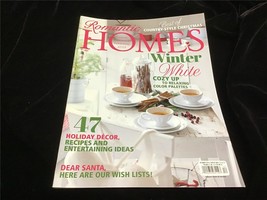 Romantic Homes Magazine December 2014 Winter White Cozy Up to Color Palettes - £9.53 GBP