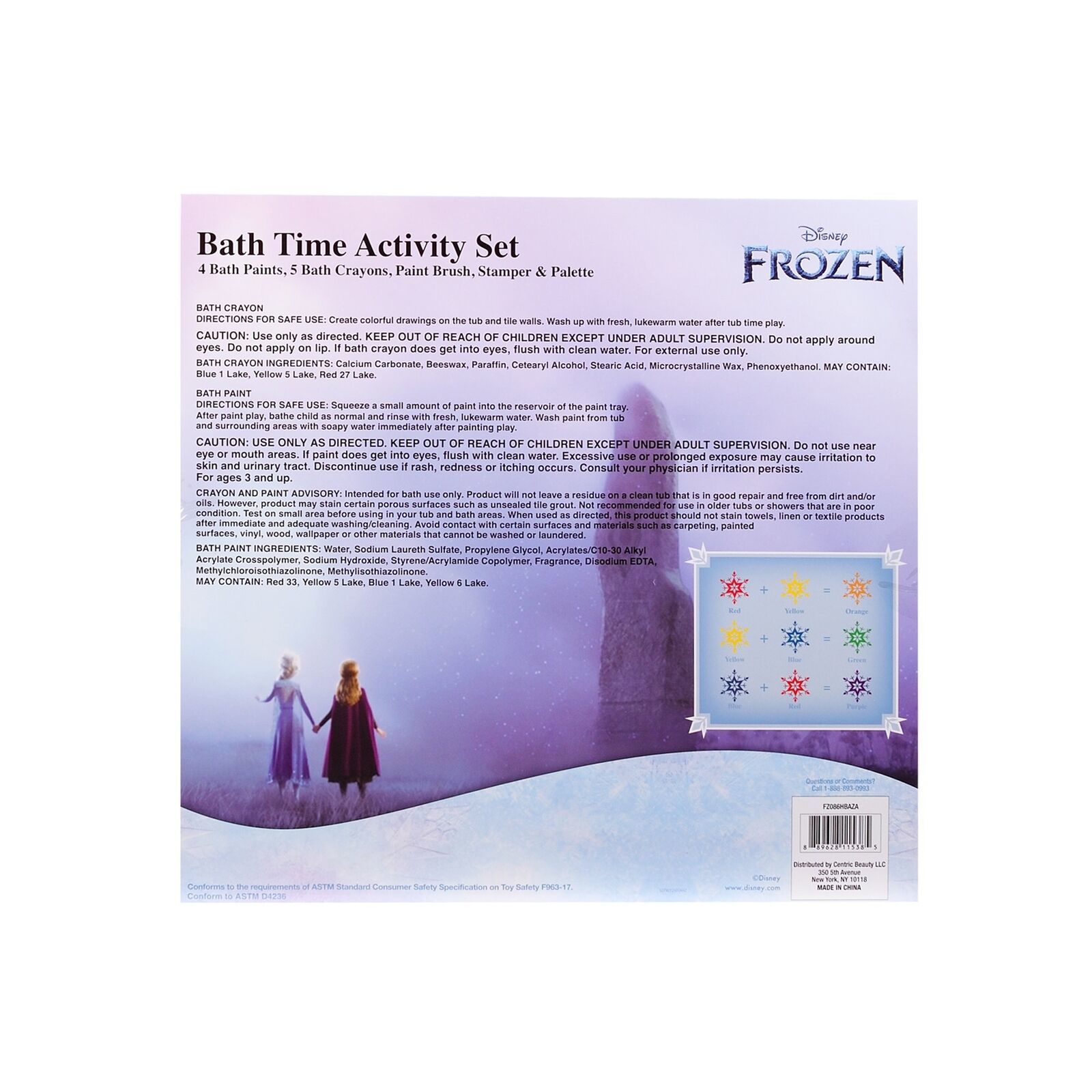 Frozen Bath Paint Set Item image 3