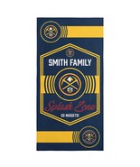 NBA Denver Nuggets Dominion Personalized Beach Towel 30×60 Inches - $915.35 MXN