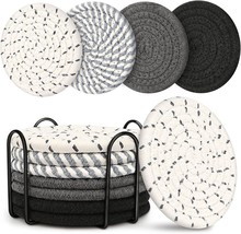 Coasters for drinks Table, 8 Pack Coaster, Coasters for Drinks Absorbent. - £16.82 GBP