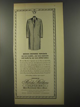 1956 Brooks Brothers Clothing Ad - Brooks Brothers Topcoats our own models - £14.60 GBP
