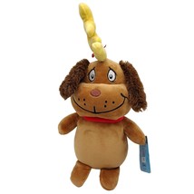 Dr Seuss Grinch That Stole Christmas Max Reindeer with Antler Plush NWT 10&quot; - £11.86 GBP