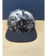 Marvel Deadpool comic art snapback hat black and white - €11,13 EUR