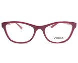 Vogue VO 5056 2410 Occhiali Montature Viola Rotondo Occhio di Gatto Cerchio - $55.74