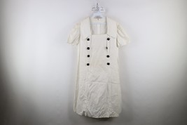Vintage 60s 70s Rockabilly Womens Large Distressed Pique Cotton Big Butt... - $39.55