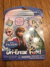 Disney Frozen Dri-Erase Fun Create Play Games &amp; More Ships N 24h - £9.42 GBP