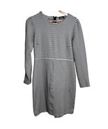 Kate Spade Saturday Black White Stripe Long Sleeve Shift Dress Women&#39;s 6 - $33.99