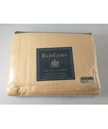 Vintage Ralph Lauren THE POLO SHEET Buttercup King Flat Cotton Bed Sheet... - £61.99 GBP