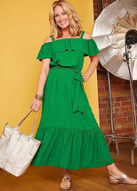 Mark Heyes Tiered Bardot Midi Dress with Detachable Straps   UK 16     (FM38-11) - £26.76 GBP