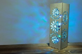 Blue Morocco Alhambra Futuristic Modern Lamp | Sci-fi Punk Style LED RGB Lamp - £31.31 GBP