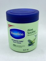 Vaseline Intensive Care Body Cream with Pure Aloe Aloe Soothe 13.5 oz 48Hour NEW - £19.63 GBP