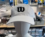 Wilson Summer Cap Unisex Tennis Cap Badminton Sportswear Hat White NWT W... - $35.01
