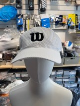 Wilson Summer Cap Unisex Tennis Cap Badminton Sportswear Hat White NWT W... - $35.01