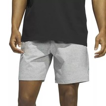 Adidas Men&#39;s Jersey Short Casual Flat Front Grey S B4HP - $284.15 MXN