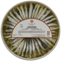 White Anchovies Marinated in Oil and Vinegar - 2.2 lbs container - $38.14