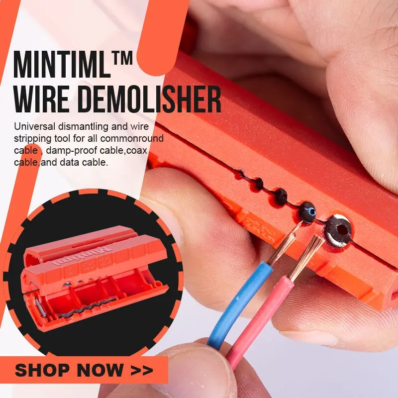 Mintiml Wire Demolisher Mini Portable Stripper Cper Pliers Cping Tool Cable Stri - £164.89 GBP