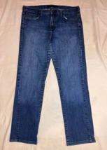 Calvin Klein Womens Jeans Mid Rise Straight Blue Size 31/12 Medium Wash E11 - $24.74