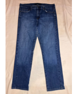Calvin Klein Womens Jeans Mid Rise Straight Blue Size 31/12 Medium Wash E11 - $33.60 CAD